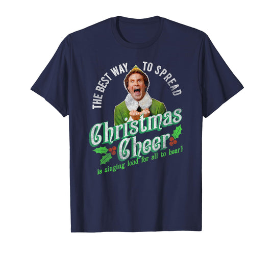 Elf Christmas Sing is The Best Way to Spread Christmas Cheer T-Shirt