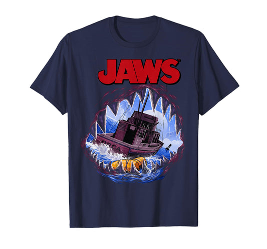 Jaws Mouth View of Orca Poster Style T-Shirt