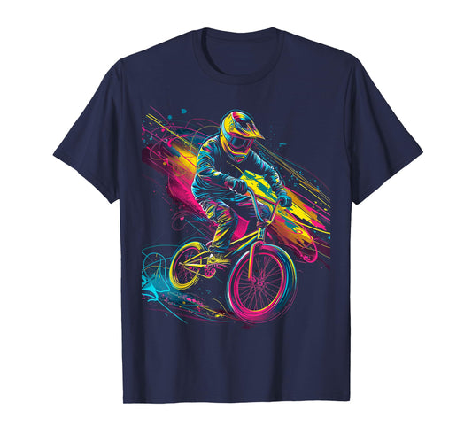 BMX Dirt Neon T-Shirt