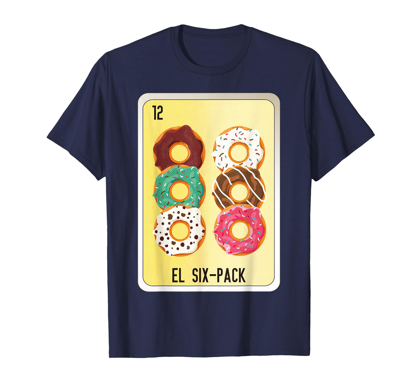 El Six-Pack Mexican Slang Chicano Bingo Cards T-Shirt