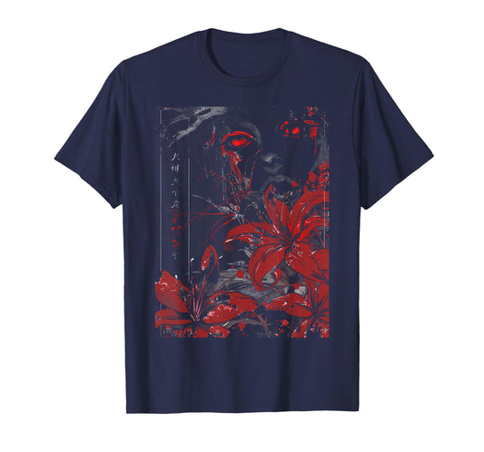 Anime Goth Sad Japanese Abstract Art Elegance Beauty T-Shirt