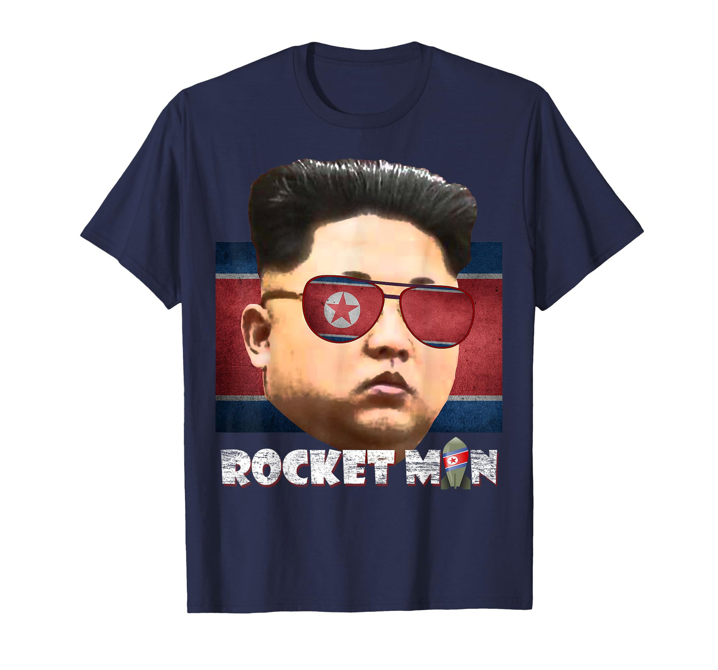Cool Rocket Man Kim Jong-Un T-Shirt T-Shirt
