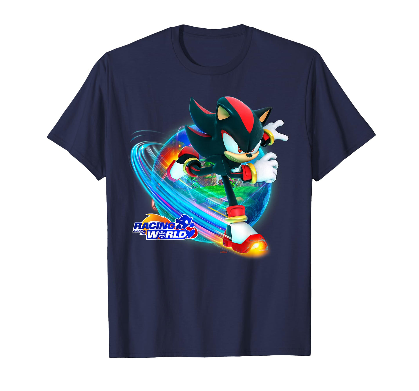 Sonic the Hedgehog - Racing Around the World Shadow T-Shirt