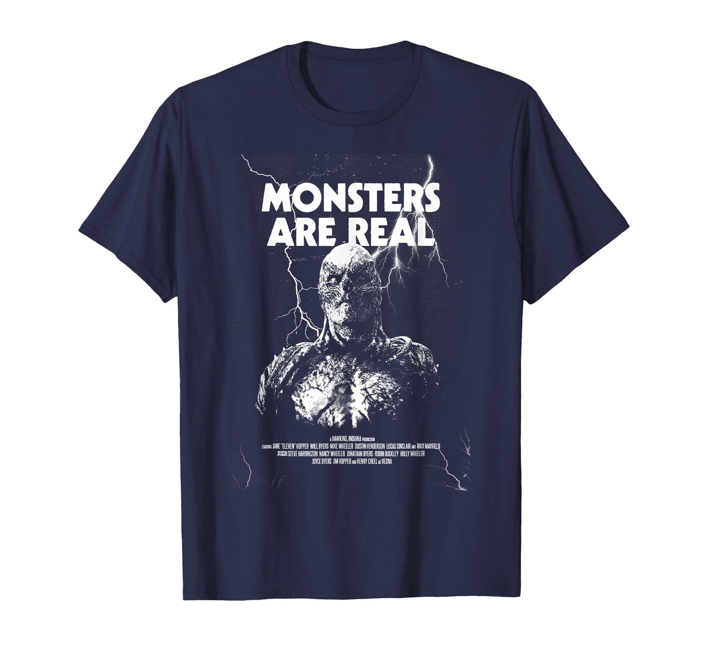 Stranger Things Season 5 Monsters are Real Vecna Poster T-Shirt