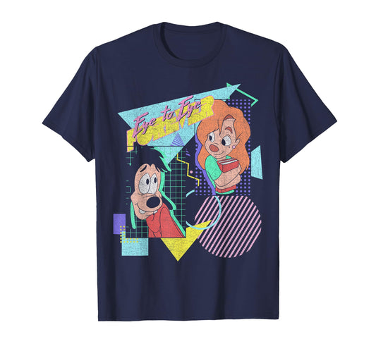 Disney A Goofy Movie Max & Roxanne Eye to Eye Poster T-Shirt