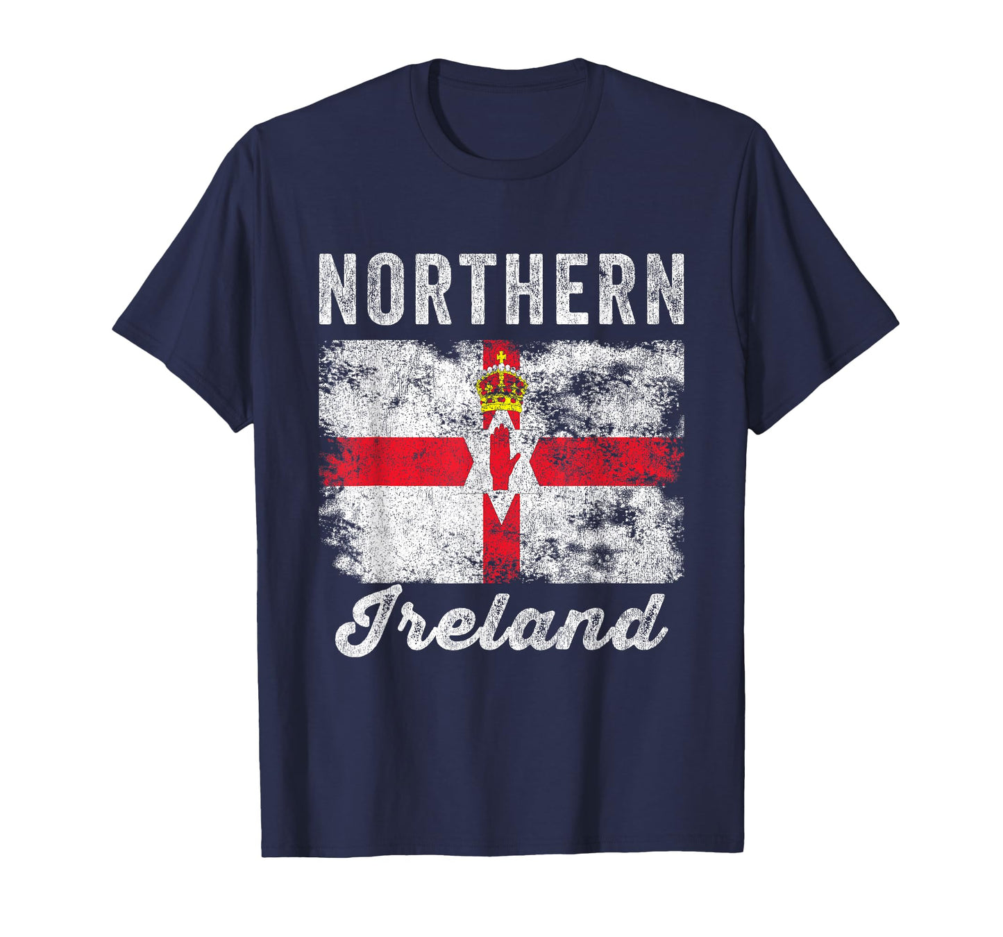 Northern Ireland Flag Distressed - Northern Irish Flag T-Shirt