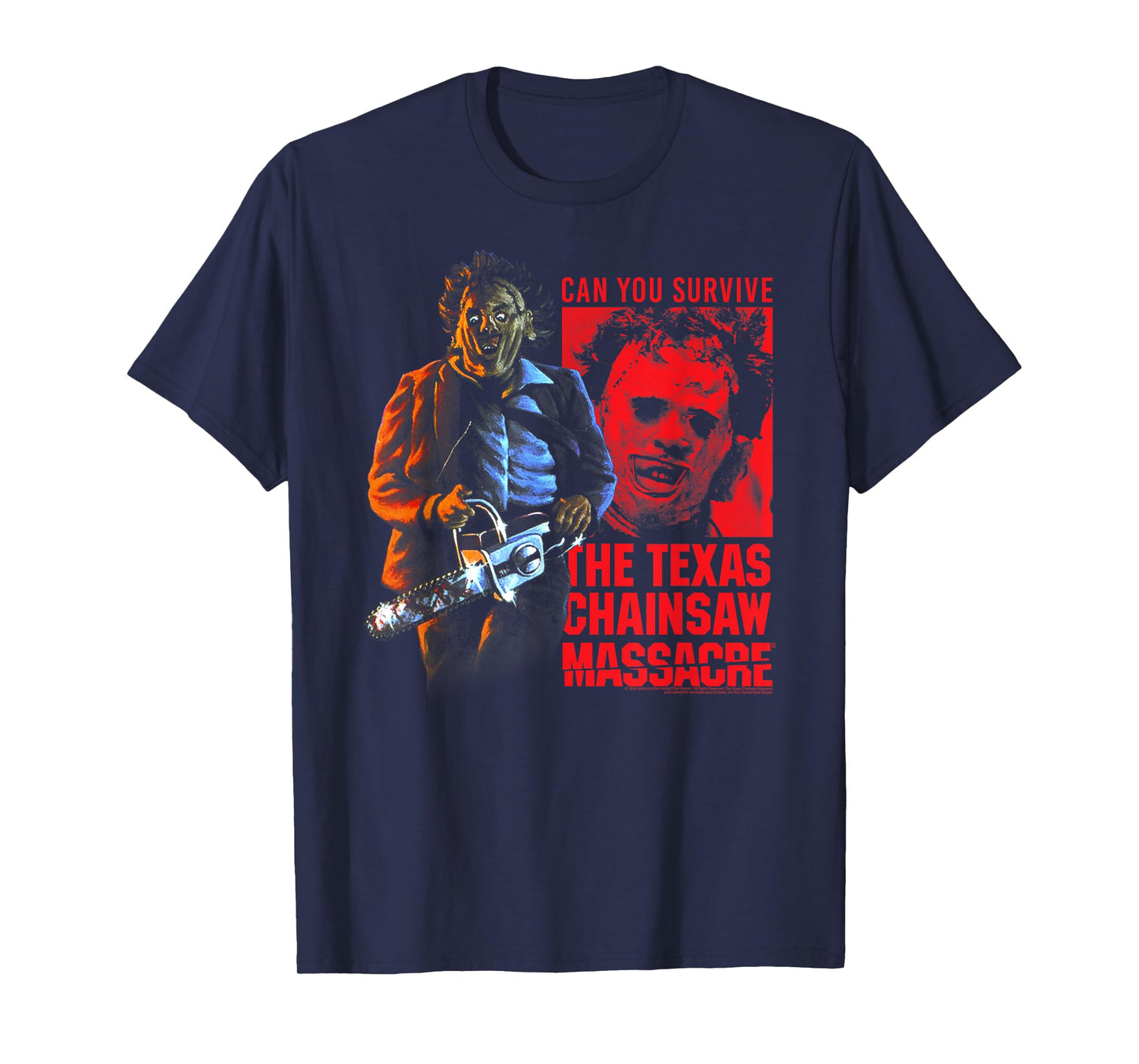 The Texas Chainsaw Massacre Survive Leatherface Horror T-Shirt