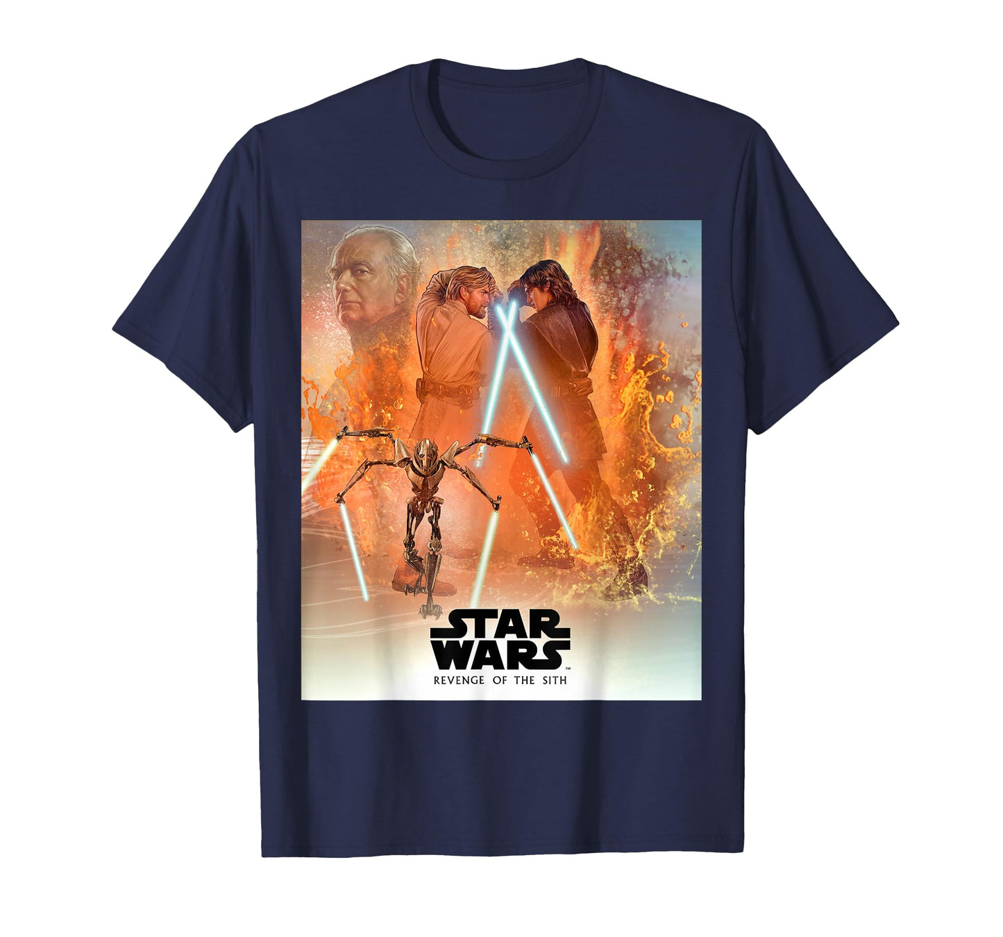 Star Wars Celebration Mural Revenge of the Sith Logo T-Shirt