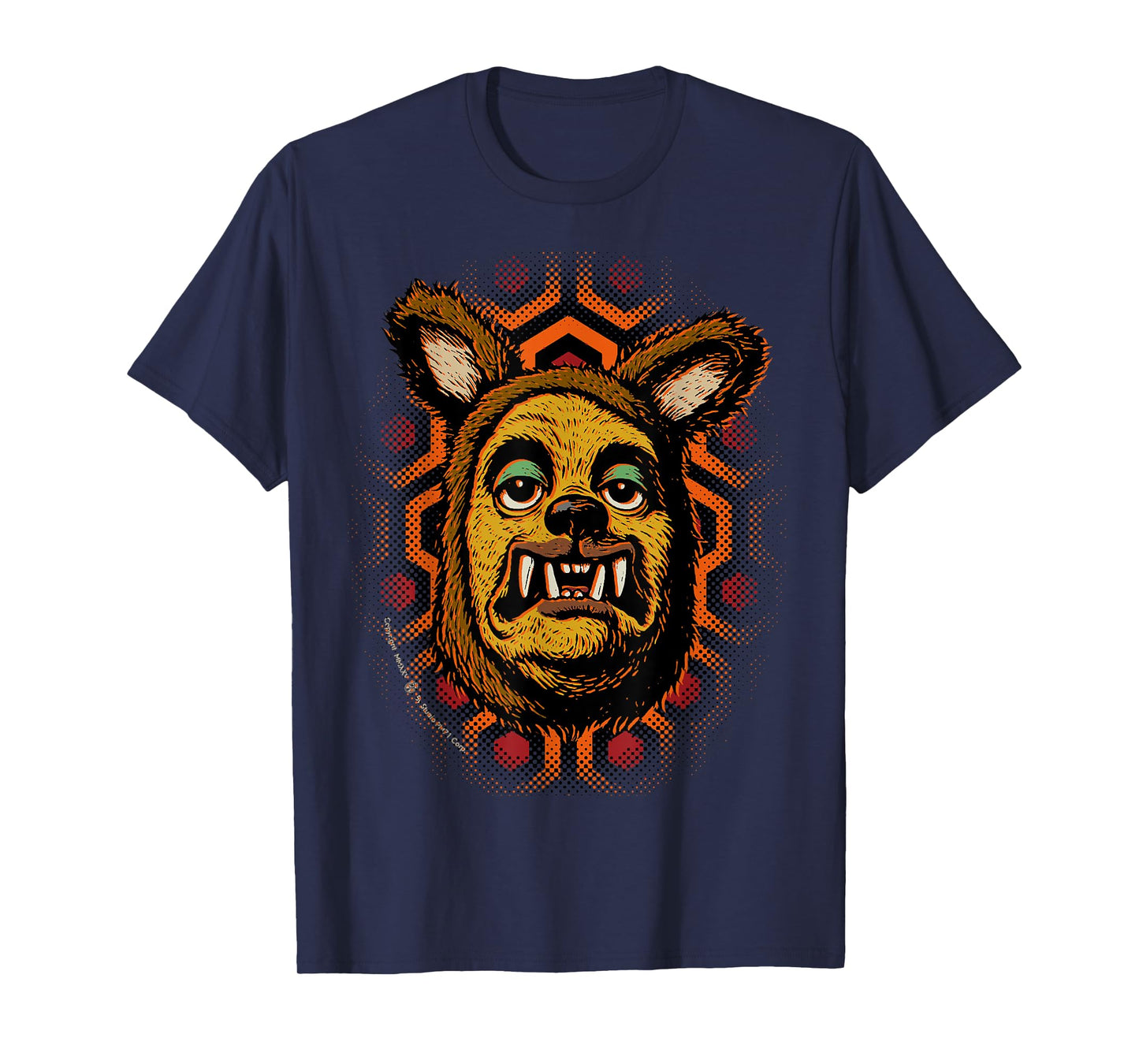 Shining Bear Man Furry T-Shirt
