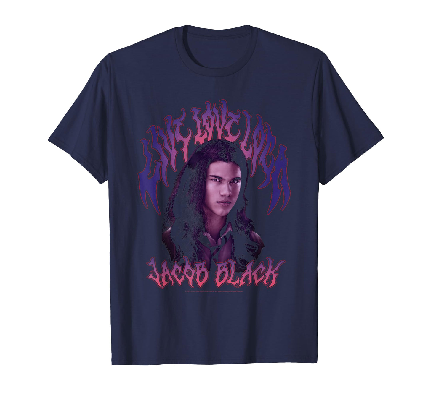 Twilight Live Love Loca Jacob Heavy Metal Werewolf Movie T-Shirt