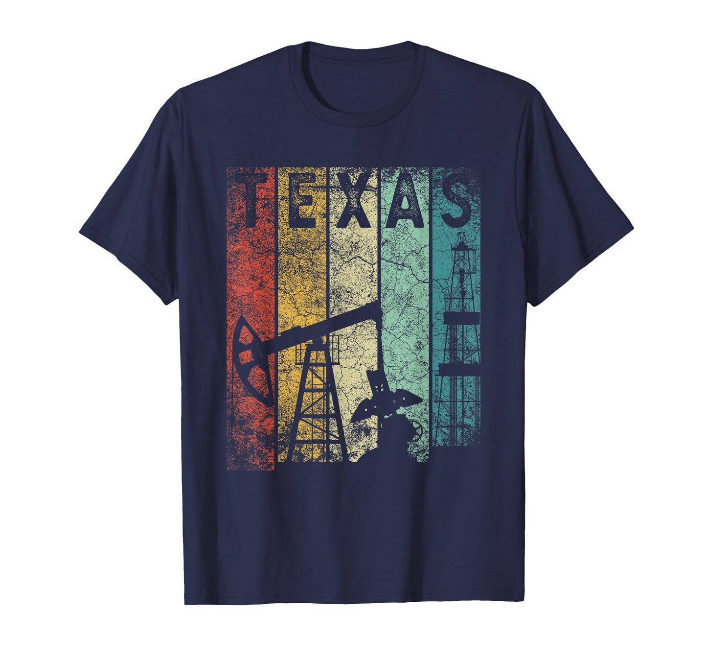 Texas Oil Rig Oilfield Industry For Oilman Oilwoman Men Gift T-Shirt