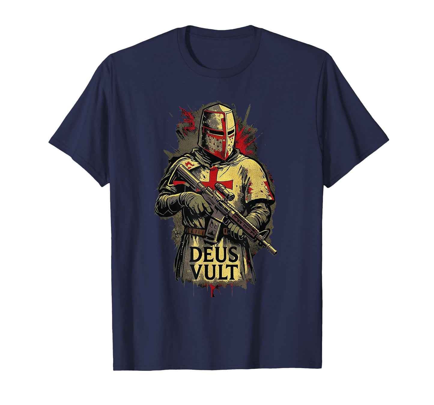 Catholic Knight Templar Crusader Cross T-Shirt