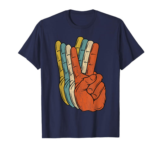 Retro Peace Vintage 60's 70's Hippie Gift T-Shirt