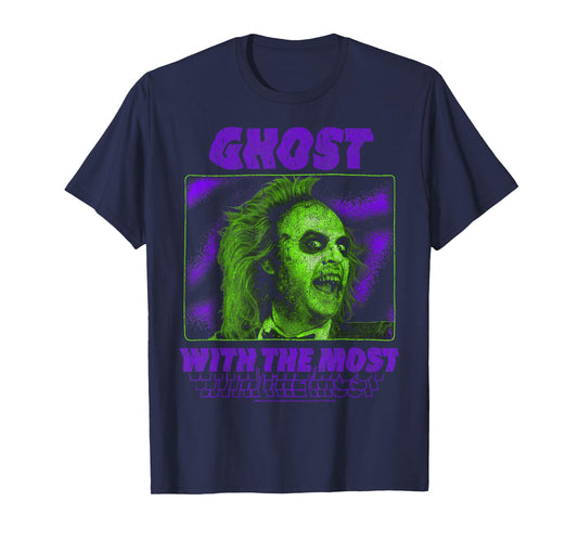 Beetlejuice Ghost With The Most Neon Poster T-Shirt