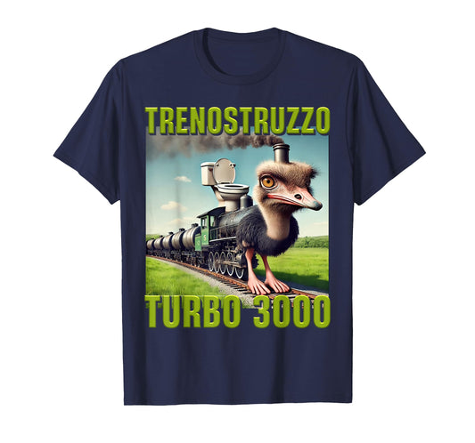 Brainrot Newcomer 2025 Trenostruzzo Turbo 3000 AI Gen T-Shirt