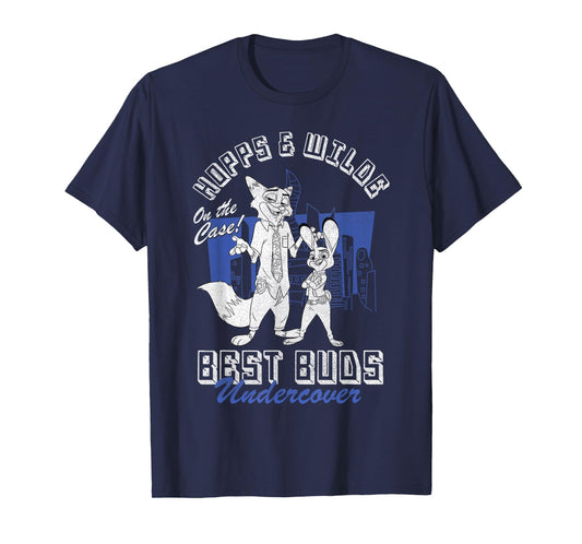 Disney Zootopia 2 Hopps & Wilde Best Buds Undercover Poster T-Shirt