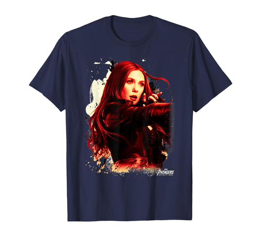 Marvel Infinity War Scarlet Witch Portrait Graphic T-Shirt T-Shirt