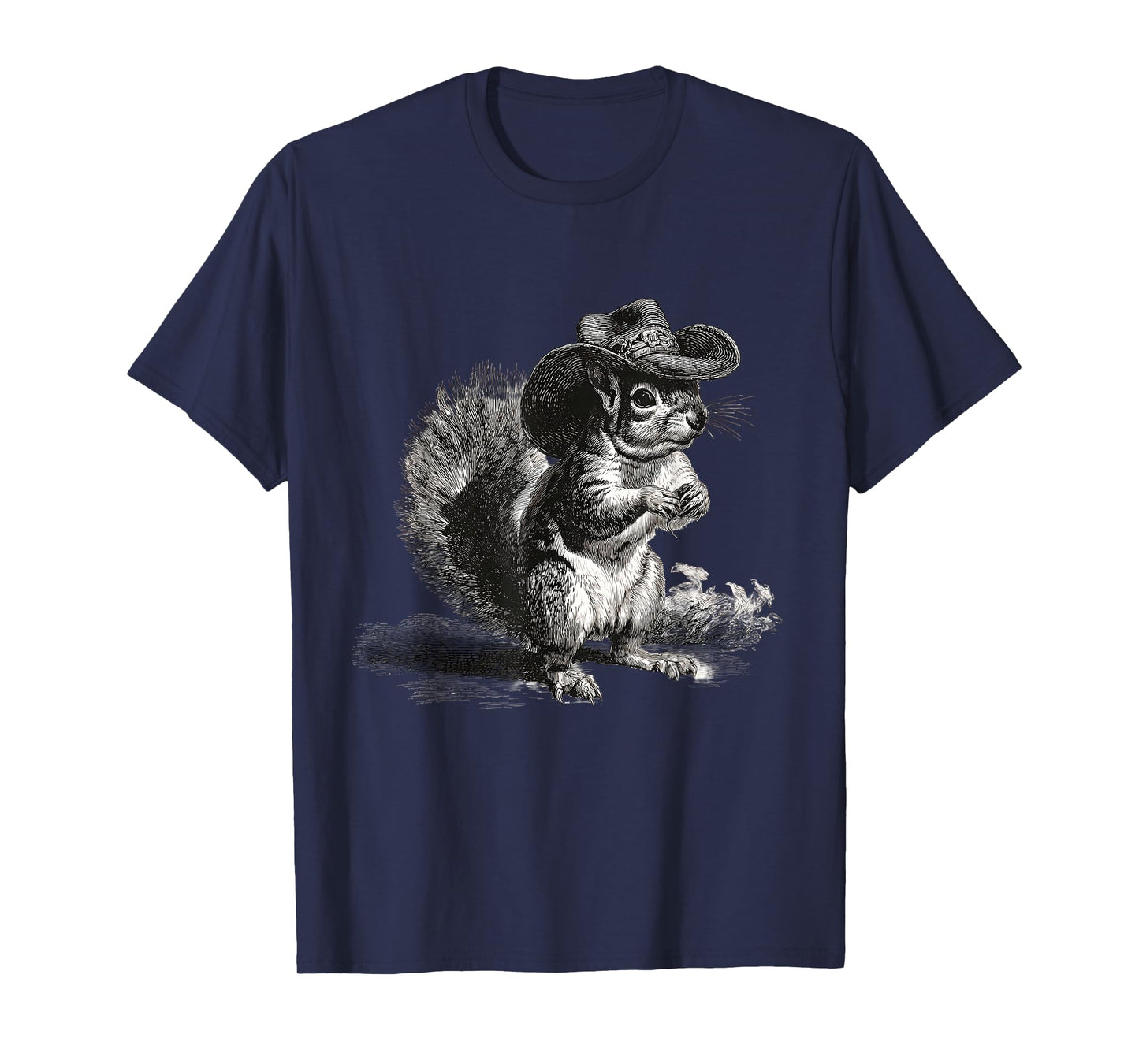 Squirrel Cowboy Rodeo Cowgirl Vintage Western Country T-Shirt