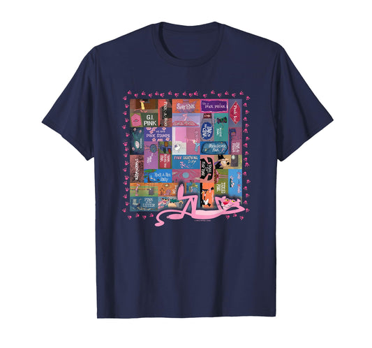 Pink Panther Vintage Titles T-Shirt Small