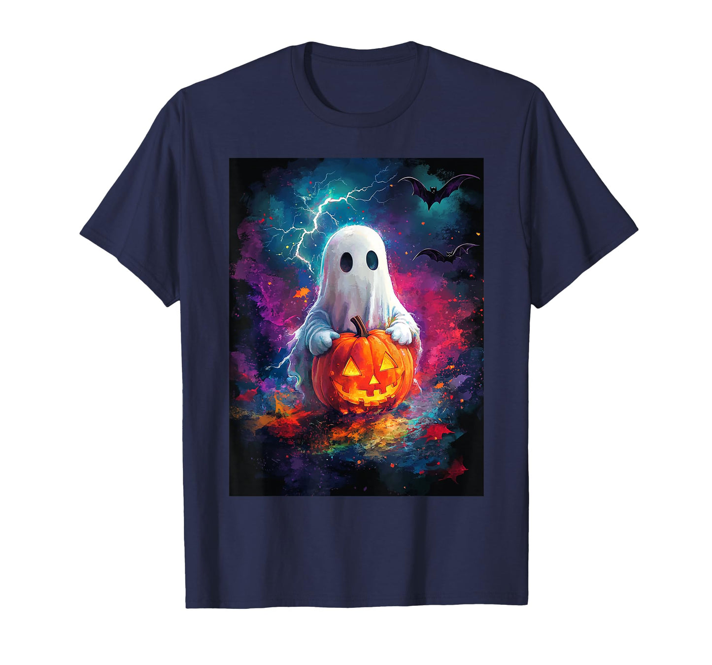 Halloween Girls Design Boys Ghost Pumpkin Kids Halloween T-Shirt