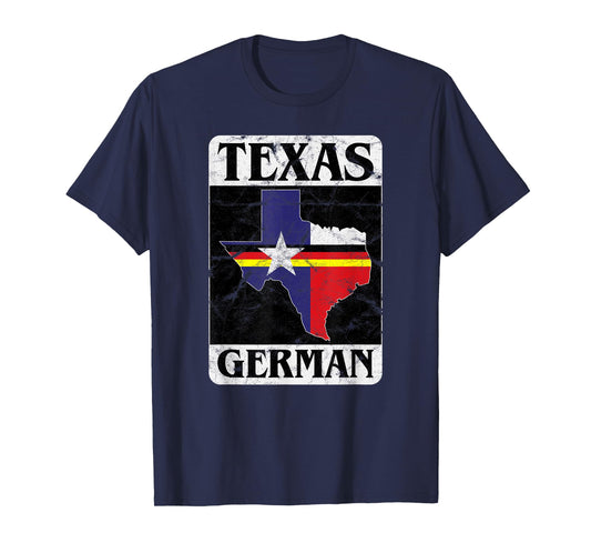 Texas German Flag Homecoming Design T-Shirt