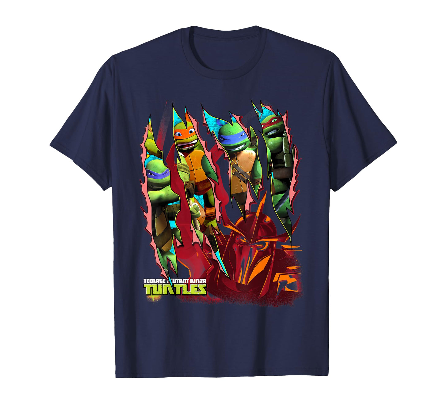 Teenage Mutant Ninja Turtles Shredder Slash T-Shirt T-Shirt