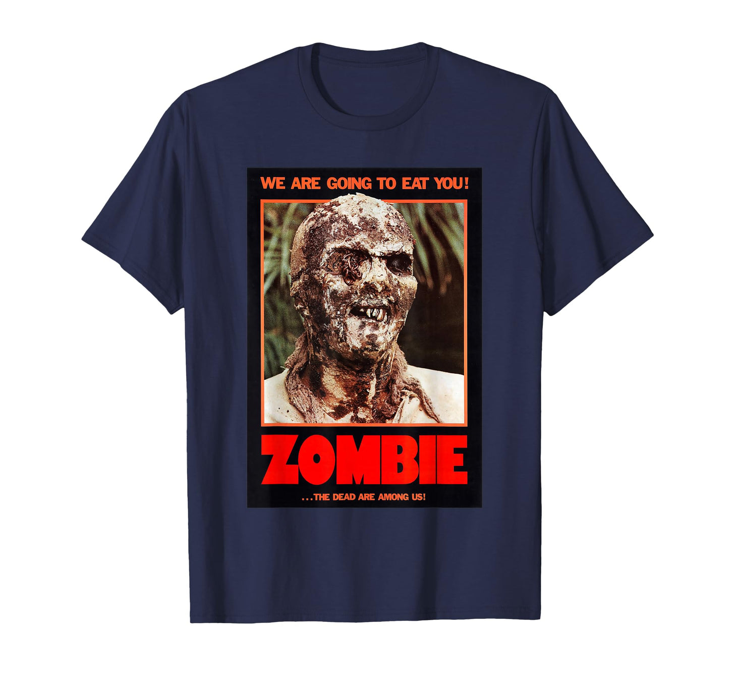 Zombie T-Shirt Funny B Horror Movie Poster T-Shirt