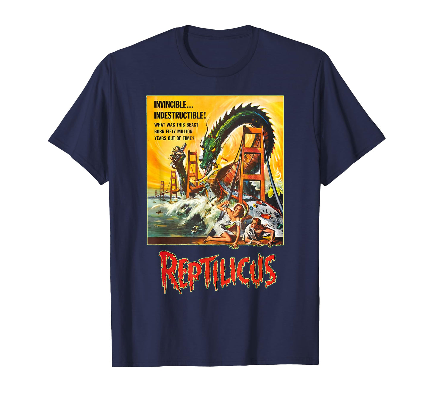 Reptilicus Giant Monster Horror T-Shirt