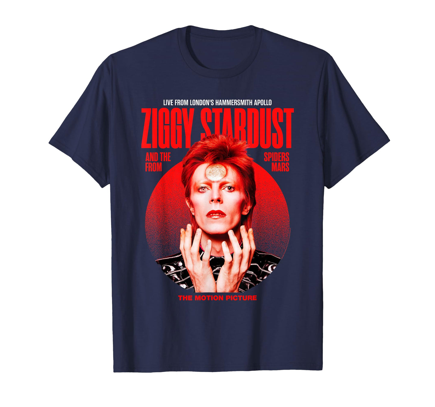 David Bowie Ziggy Stardust Motion Picture Color Sukita Photo T-Shirt