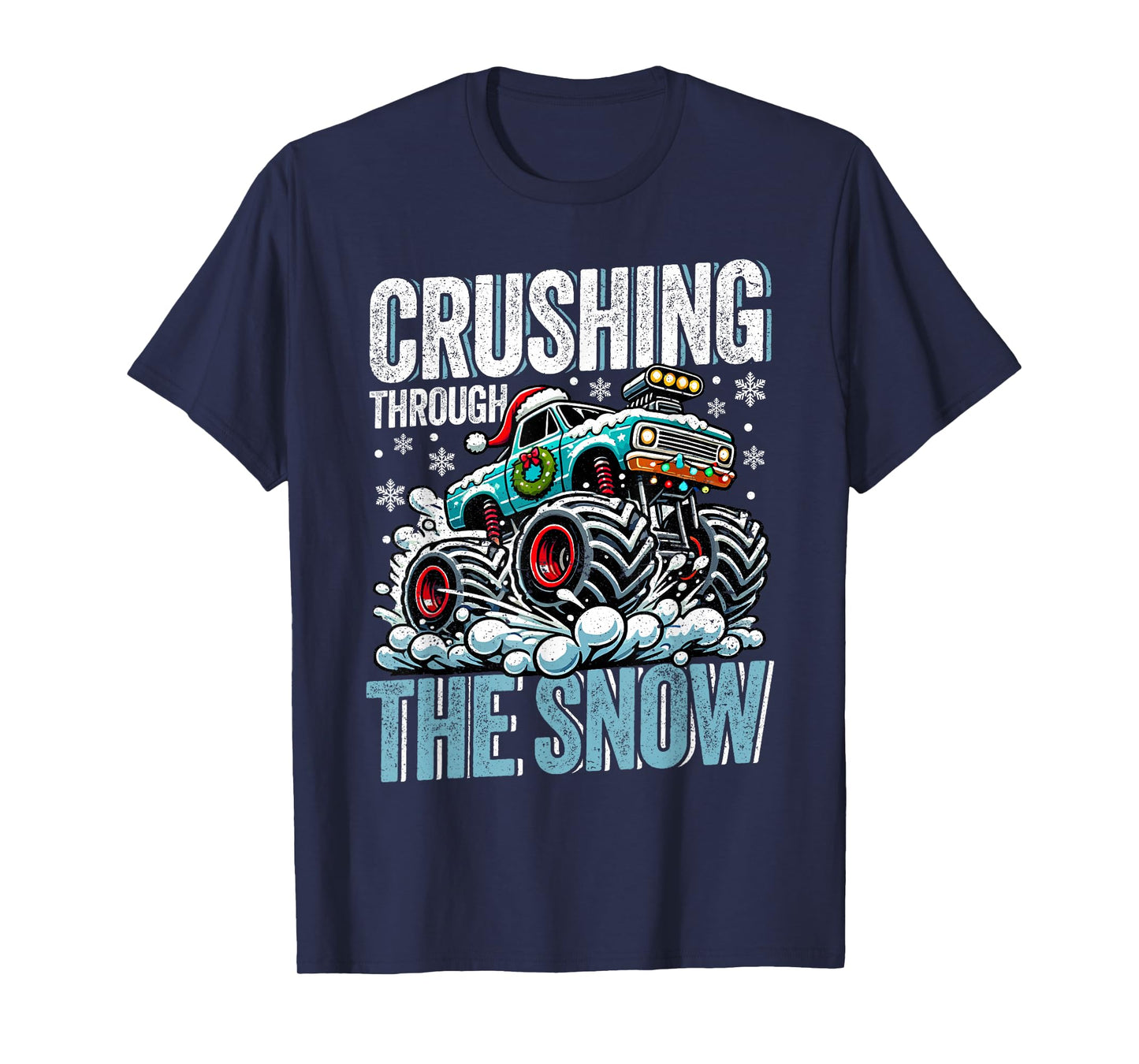 Monster truck christmas T-Shirt