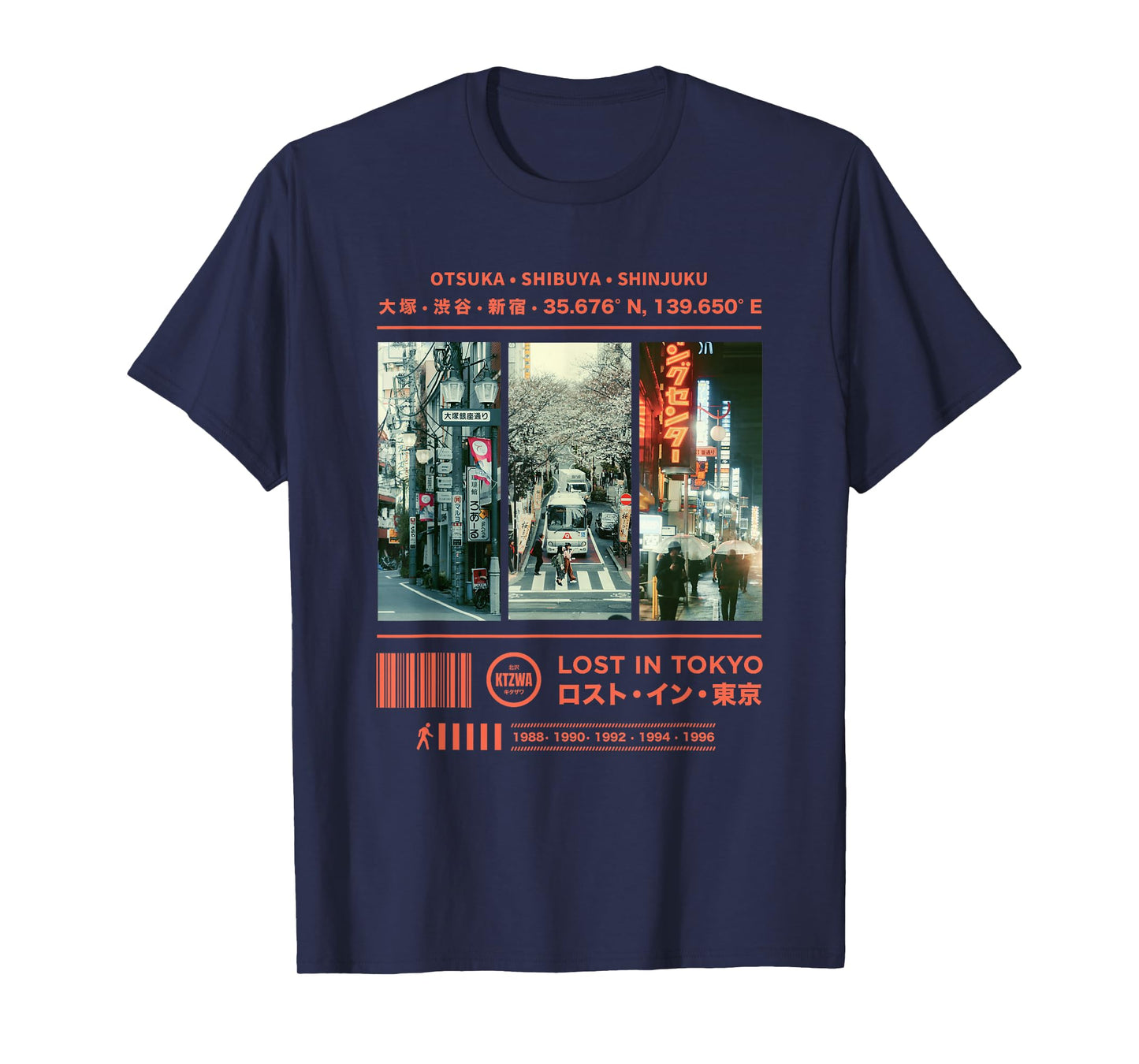 Japanese Tokyo Cyberpunk Art Streetwear Retro Graphic Tee T-Shirt