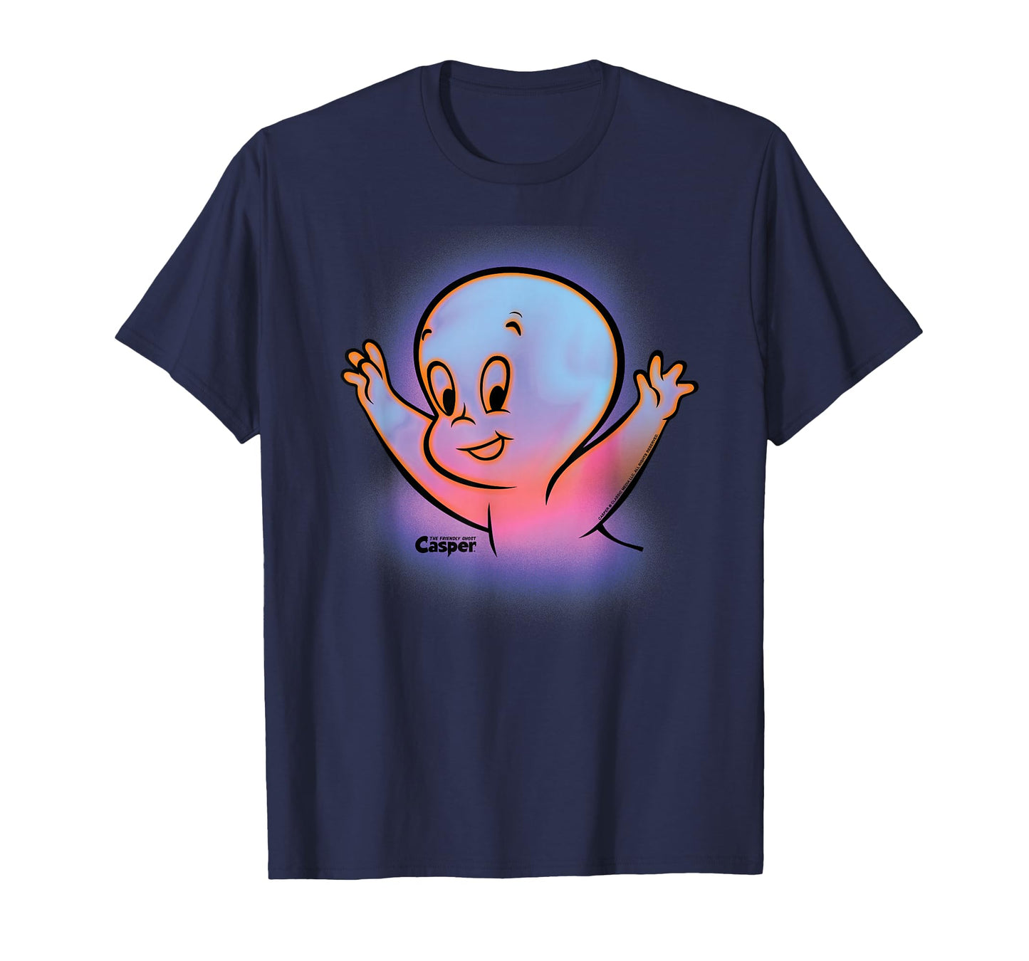 Casper the Friendly Ghost Halloween Retro Glow T-Shirt
