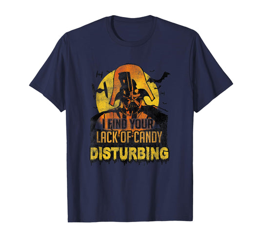Star Wars Halloween Your Lack Of Candy Is Disturbing Retro T-Shirt