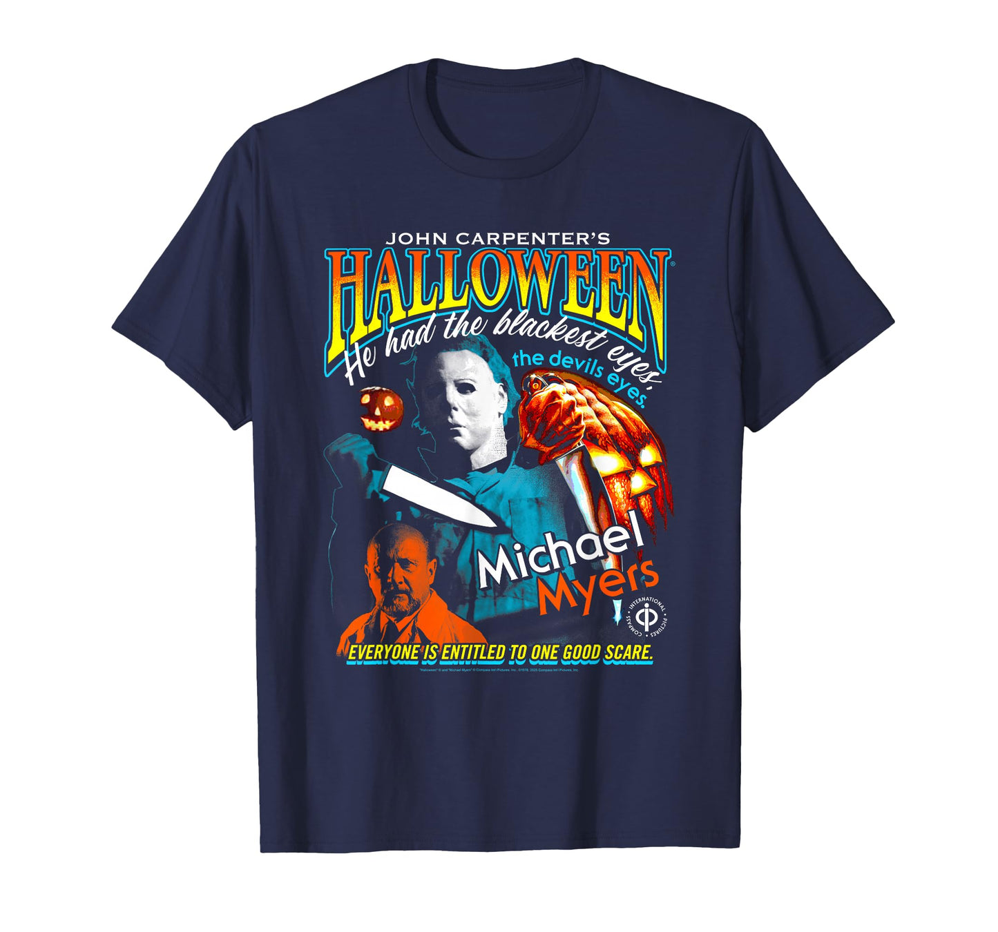 Halloween 90's Bootleg Colorful Poster Horror Movie T-Shirt