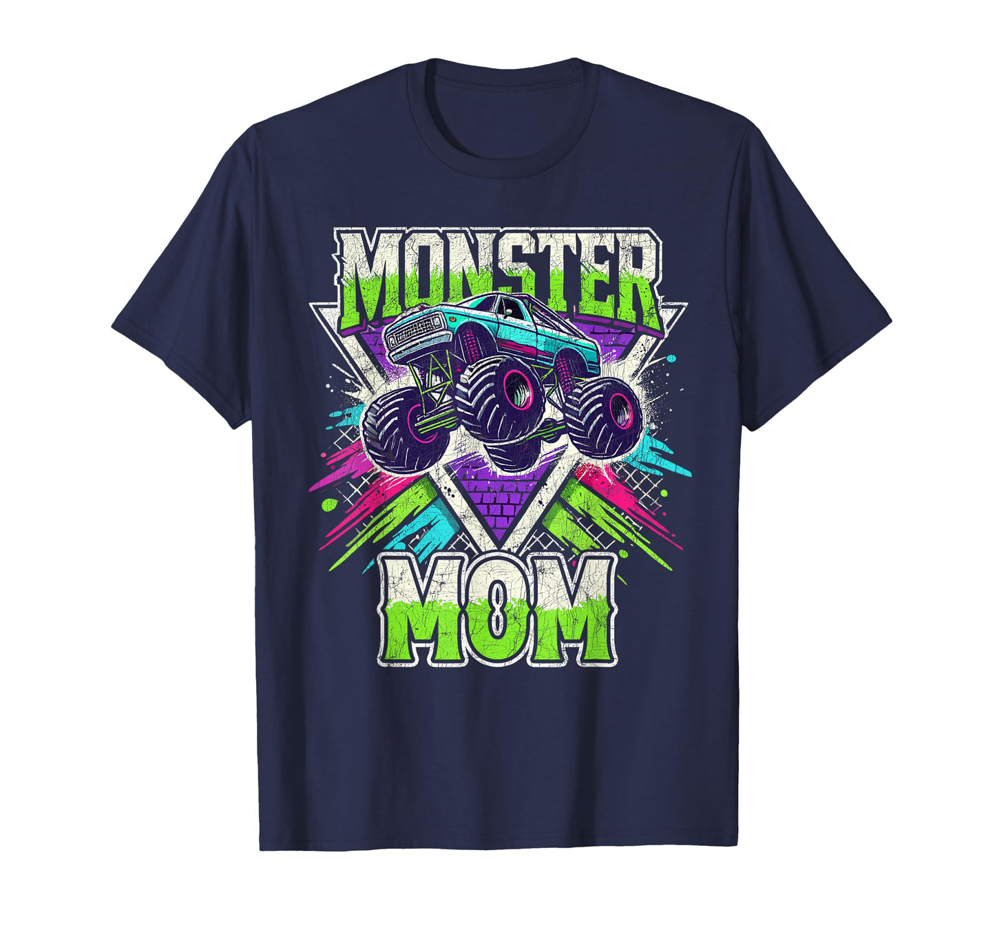 Matching Monster Truck Costume, Jam Birthday Monster Mom T-Shirt