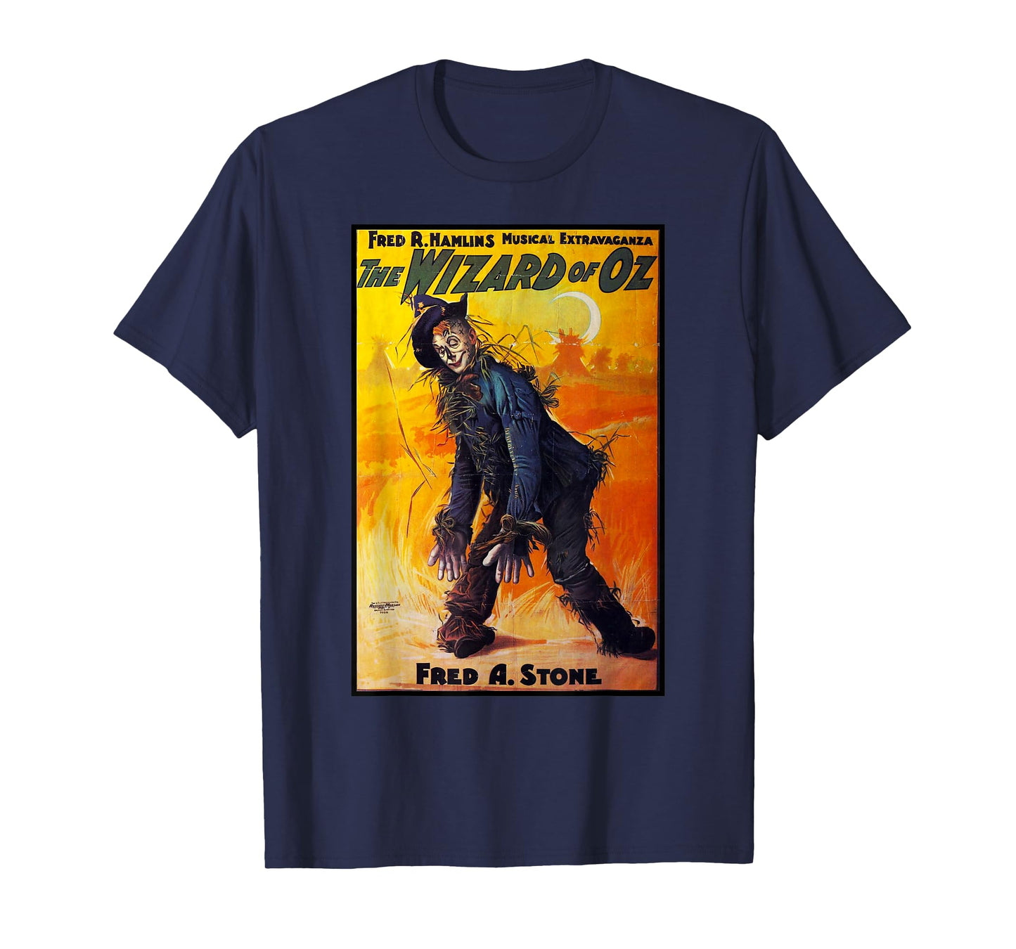 Vintage Wizard of OZ Scarecrow shirt Art-Wizard of OZ poster T-Shirt