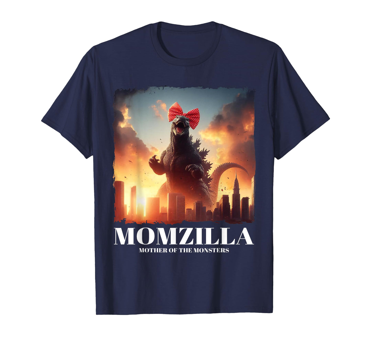 Momzilla Mother Of Monsters Retro Vintage Mama Mother's Day T-Shirt