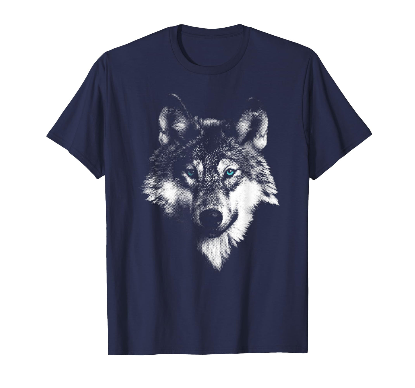 White Wolf with Blue Eyes T-Shirt