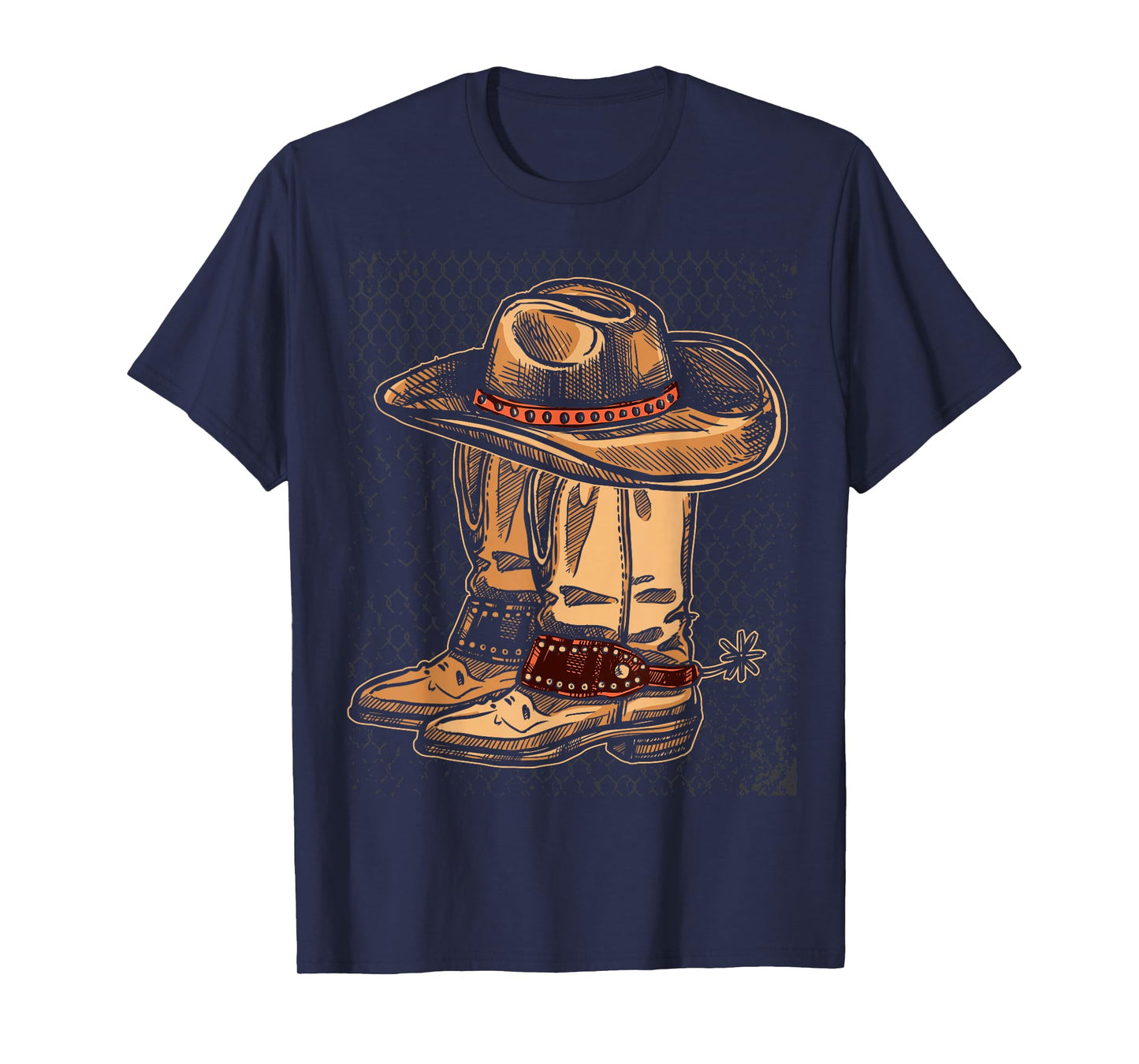 Rodeo Bull Riding Hat Line Dance Boots Cowboy T-Shirt