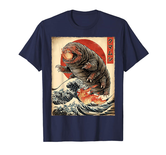 Tardigrade Water Bear Microbiology Kaiju Monster Japanese T-Shirt