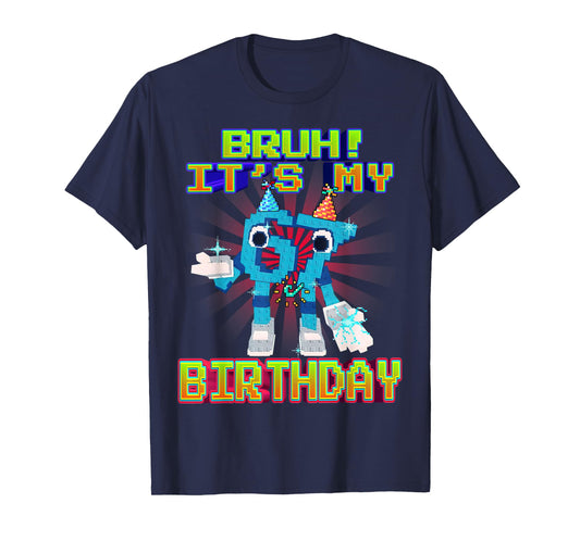 Bruh It's My Birthday 67 Six Seven 6-7 Funny Brainrot T-Shirt