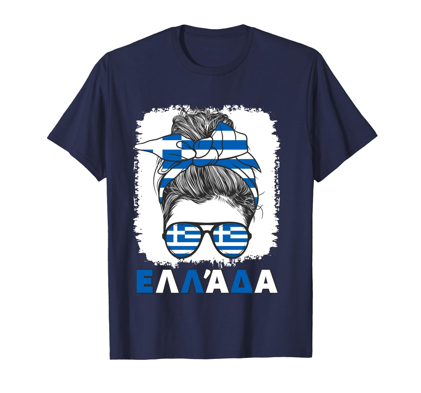 Greece, Greek Girl, Greece Flag, Long Sleeve T-Shirt