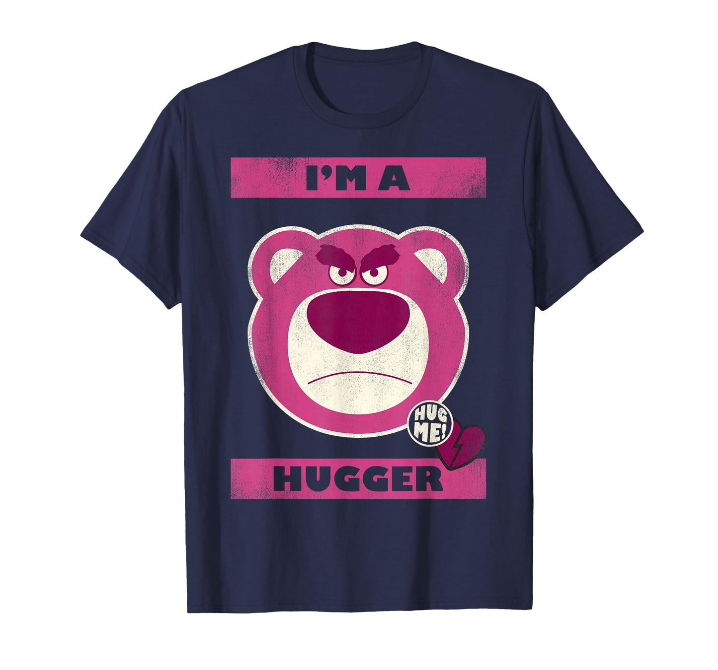 Disney Pixar Toy Story Lotso Bear I'm a Hugger Hearts T-Shirt