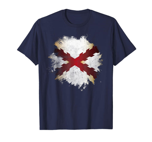Spanish flag Tercios cross of Burgundy T-Shirt