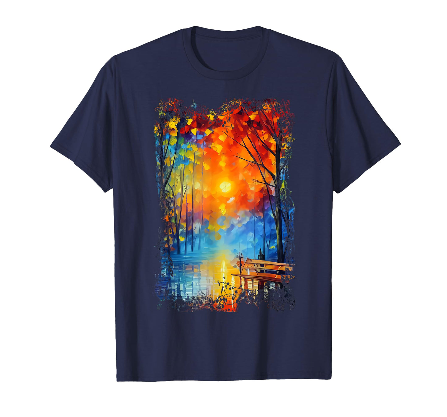 Sunset on Afremov Street T-Shirt