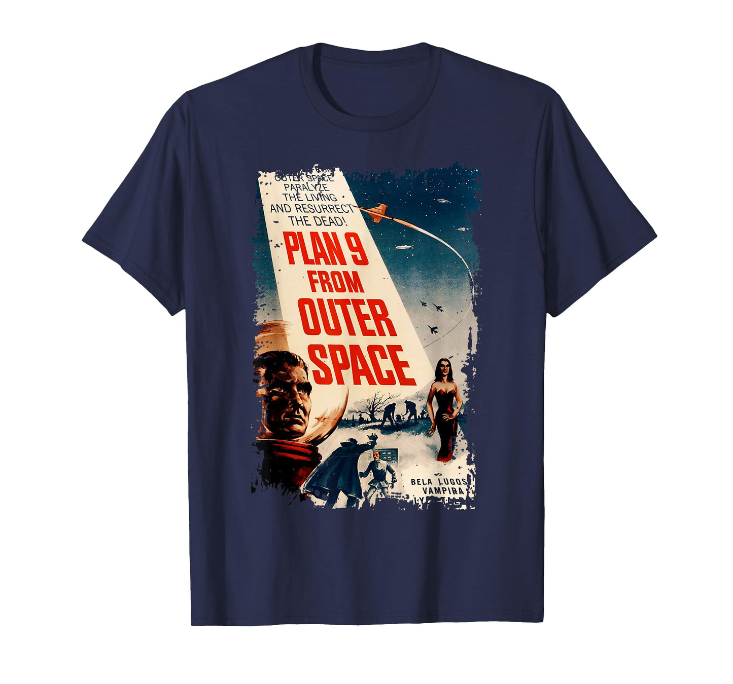 Plan 9 From Outer Space Vintage Sci Fi T-Shirt T-Shirt