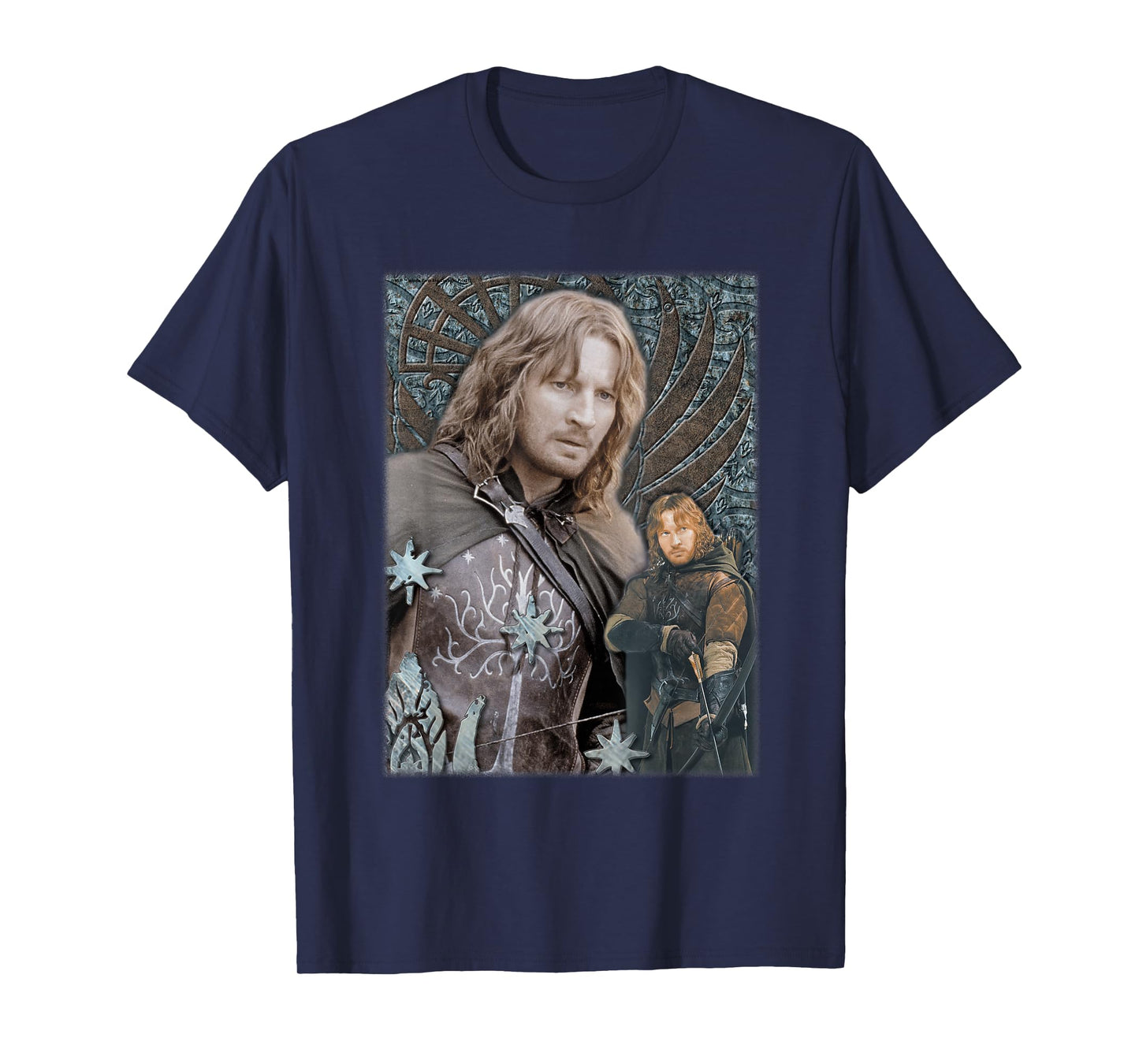 NEW LINE CINEMA Lord of the Rings Faramir Unisex-Adults T-Shirt Black Small