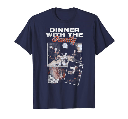 The Texas Chainsaw Massacre Dinner with The Family Horror T-Shirt