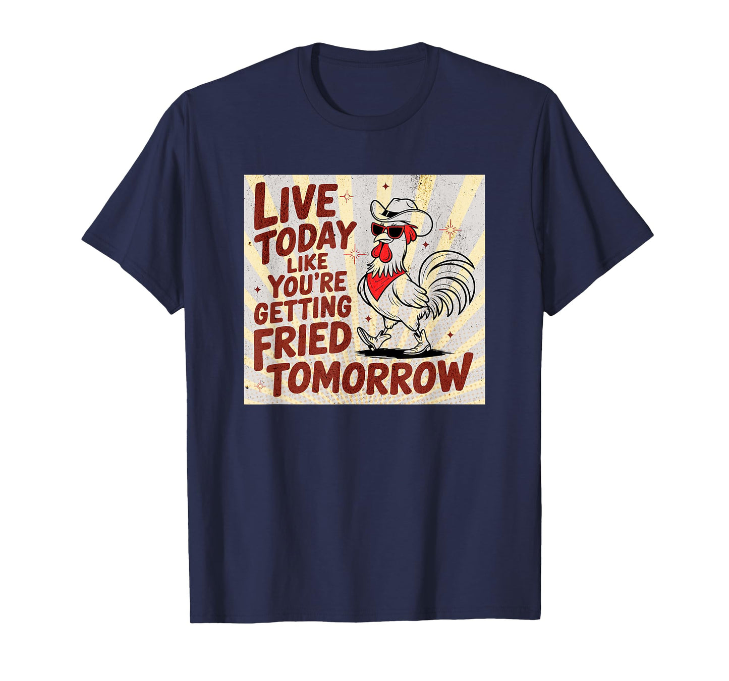 Funny Chicken Lover Humor Joke Farmers Foodies Homestead BBQ T-Shirt