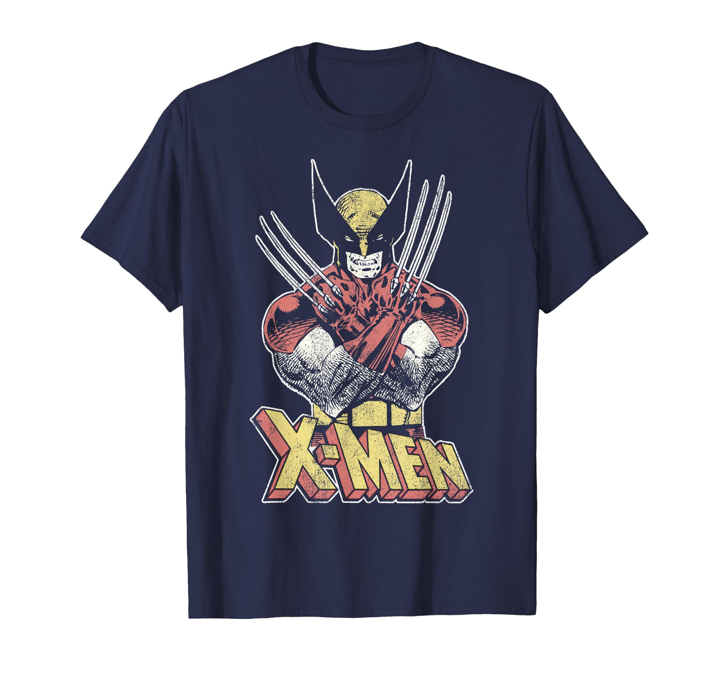 Marvel X-Men Wolverine Classic Comic Vintage Graphic T-Shirt T-Shirt